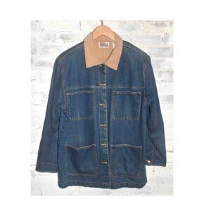 VINTAGE 1980’S/1990’S Bill Blass Petites Denim Perfect Fall Jacket
